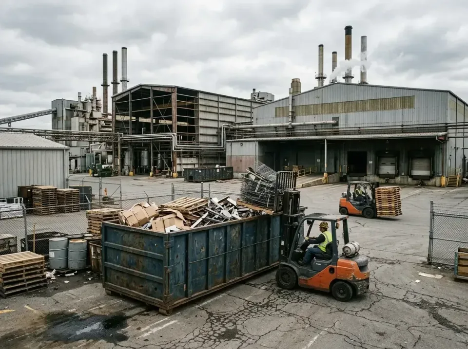 industrial-factory-scrap-conta-003 — frequently asked questions, Cheap Roll-off Dumpster Rentals in Evansville, WI